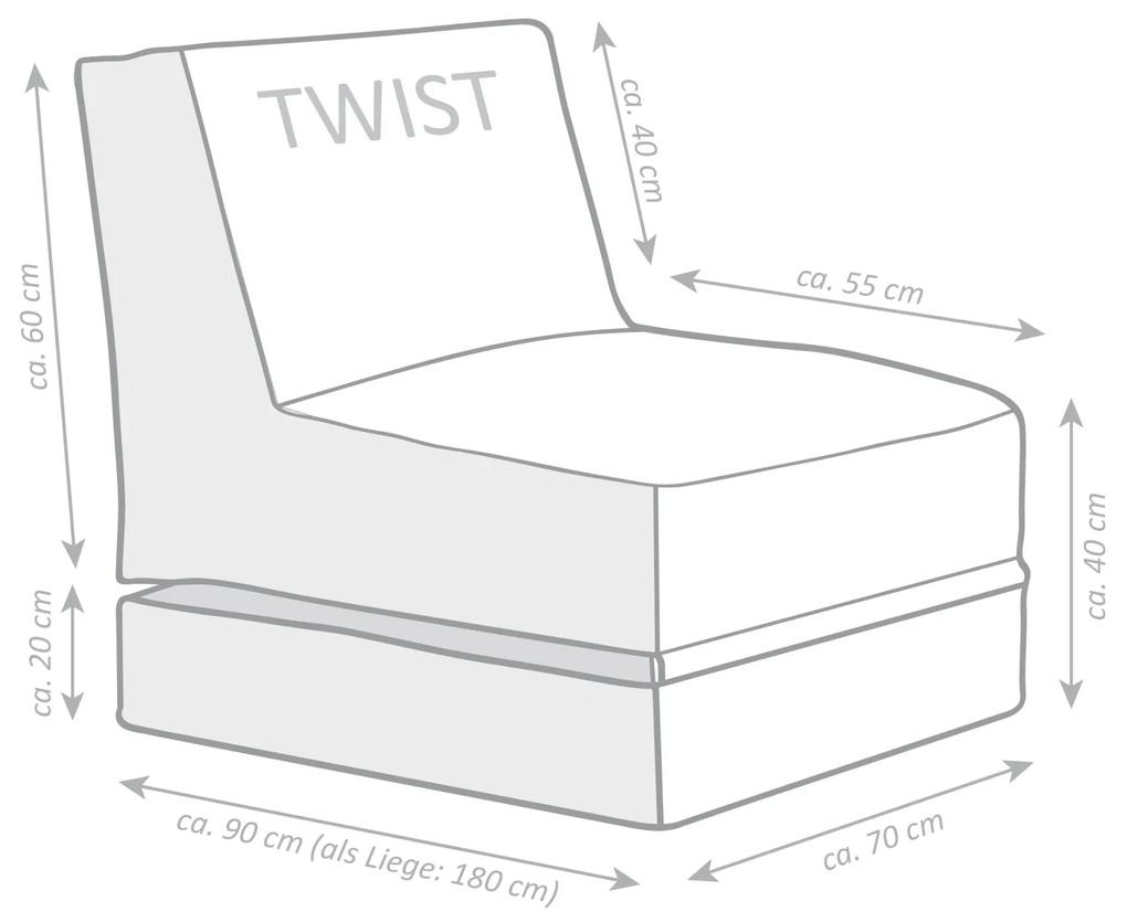 Sitting Point Loungebed Twist Scuba Outdoor - Oudroze