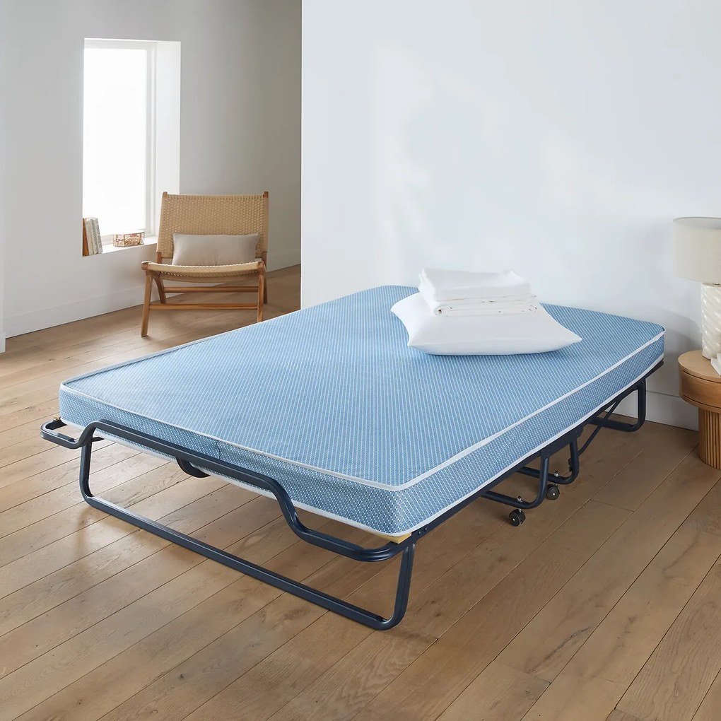 Plooibed + lattenbodem + stevige matras