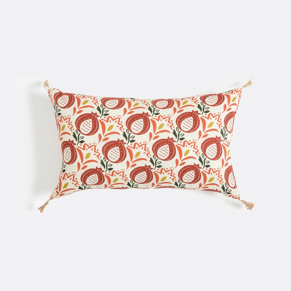 Kussenhoes 30x50 cm, ecru basis, Aldea