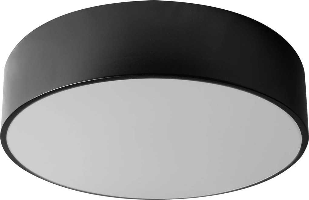 Plafond Lamp 30cm Rond Zwart Plafond app640-3c