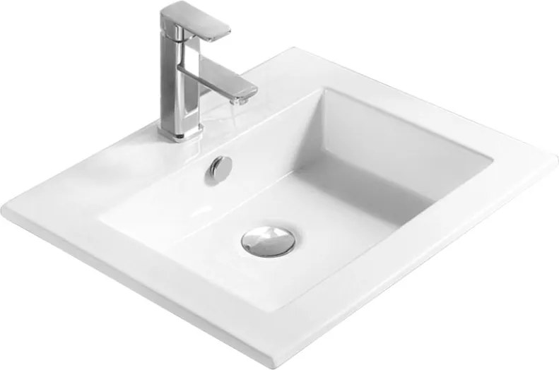 Mexen Salma ingebouwde wastafel 54 x 47 cm, wit - 25395400