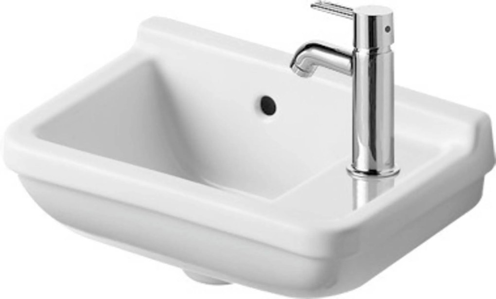 Duravit Starck 3 fontein 40cm kraangat rechts wit