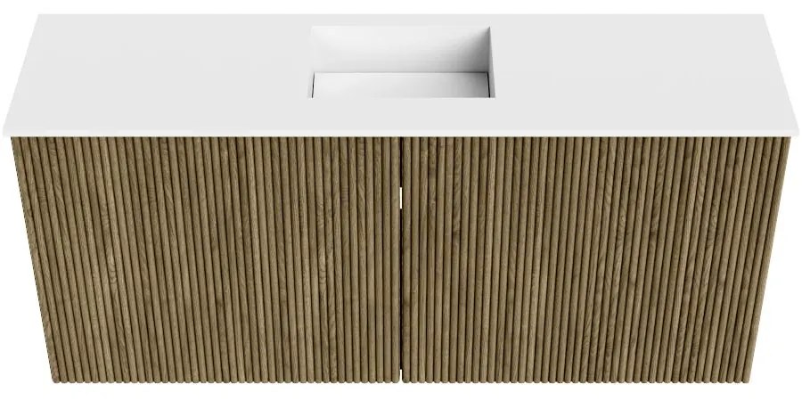 Mondiaz Joya 90cm toiletmeubel dusk met wastafel faye midden zonder kraangat talc