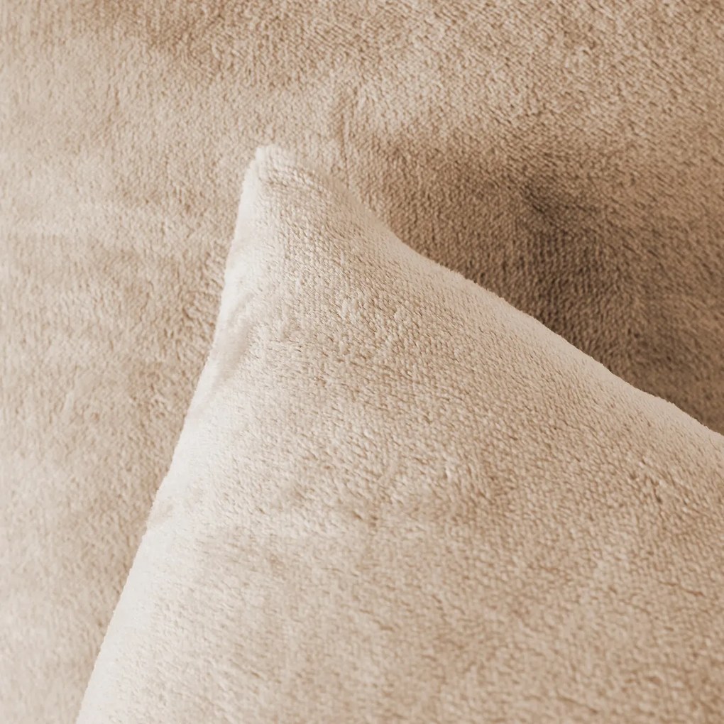 Bedset, rechthoekige kussensloop, voor/achter fleece