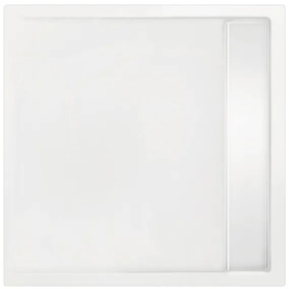 Xenz Easy Tray douchevloer - 80x80x5cm - acryl - zonder gootcover - wit 6952-01