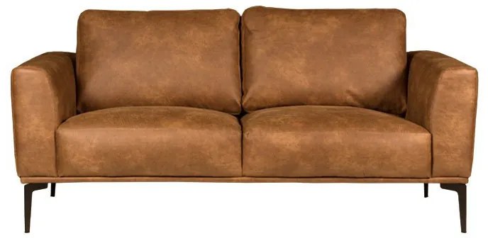 2 zitsbank - Tulp - leer Colorado cognac 03