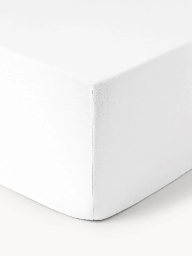 Boxspring hoeslaken Airy, gewassen linnen
