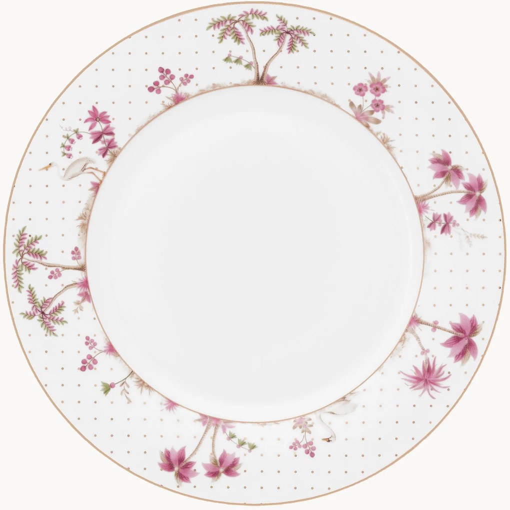 Porseleinen dinerborden Jolie Dots, 6-delig