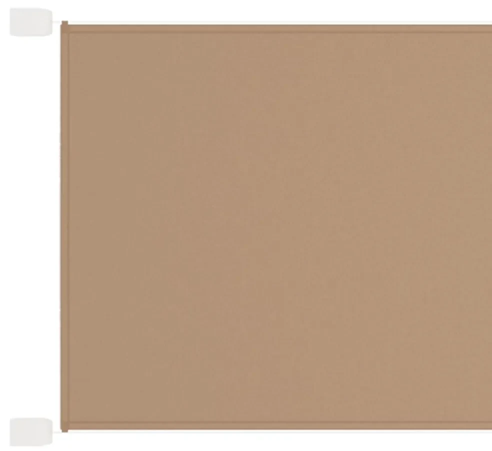 vidaXL Luifel verticaal 60x270 cm oxford stof taupe