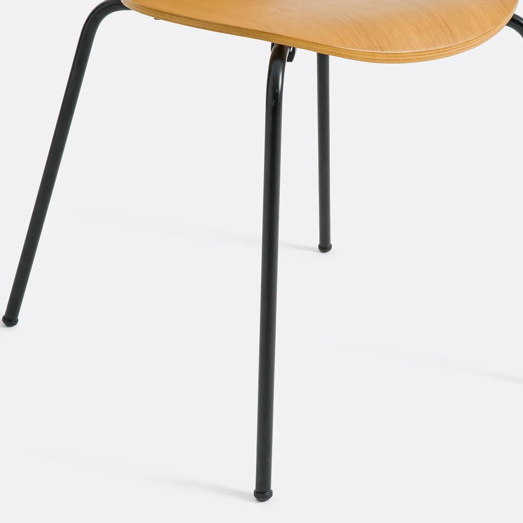 Set van 2 stapelbare stoelen, Lenon