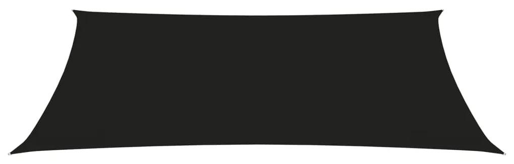vidaXL Zonnescherm rechthoekig 2x4 m oxford stof zwart