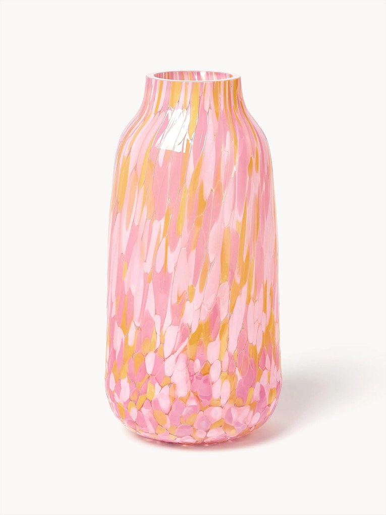 Mondgeblazen vaas Confetti, H 26 cm