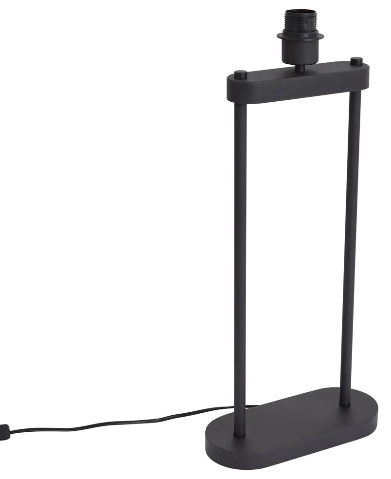 Moderne tafellamp zwart - Thijmen