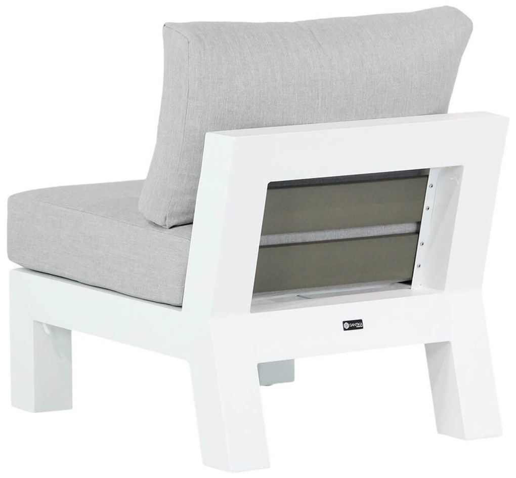 Loungeset tuin 6 personen Aluminium Wit Santika Furniture Santika Yovita