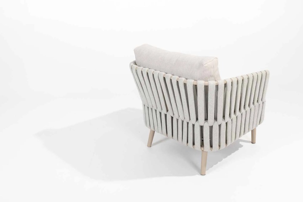 Taste by 4 Seasons Eva loungeset latte met Emma salontafels SALE Loungeset houtkleur weerbestendig