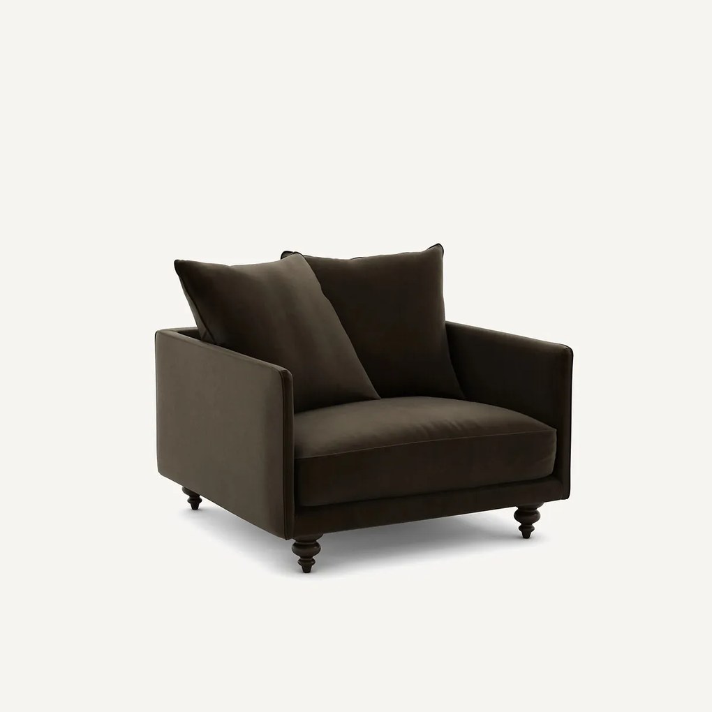 Fauteuil fluweel, Lazare