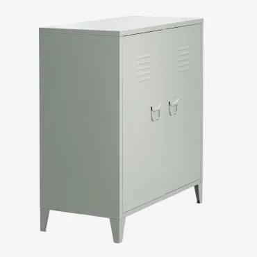 2-deurs Stalen Lockerkast Dressoir Pohpli Groen – Khaki - Sklum