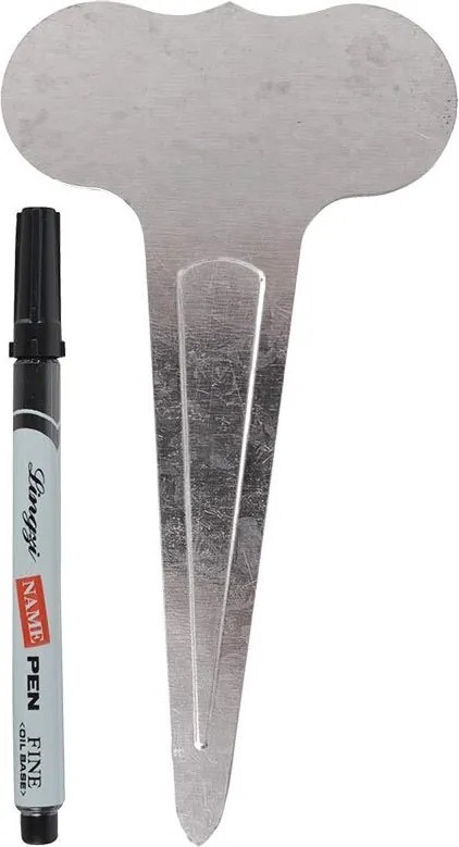 Esschert Design plantenstekers + stift set van 6 - LxBxH: 10,5x2x19,3cm