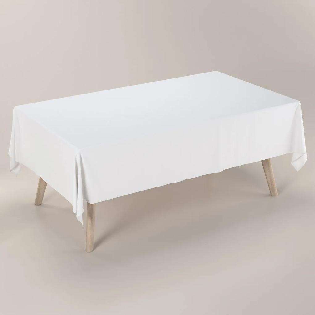 Dekoria Rechthoekig tafelkleed, wit, 100 x 100 cm