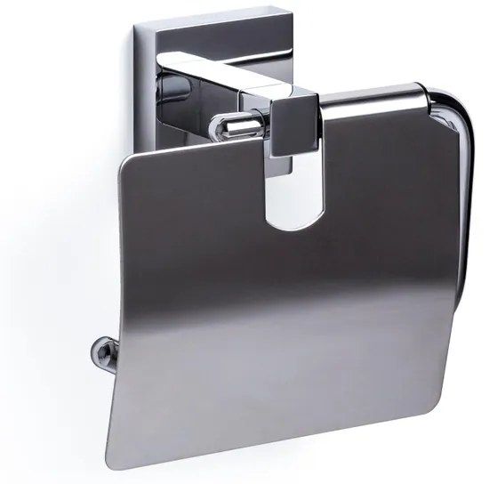 Haceka Mezzo Toilet Roll Holder With Cover Chrome 1125570