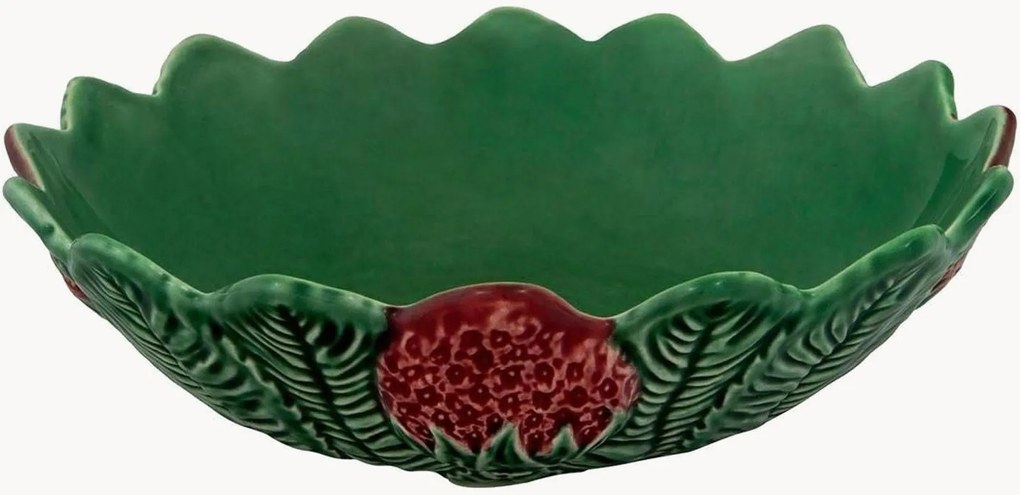 Handbeschilderde serveerschaal Strawberries