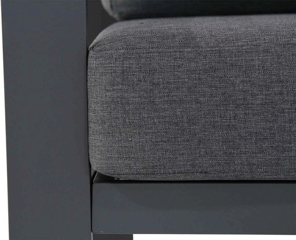 Stoel en Bank Loungeset 5 personen Aluminium/polywood Grijs Domani Furniture Roseto