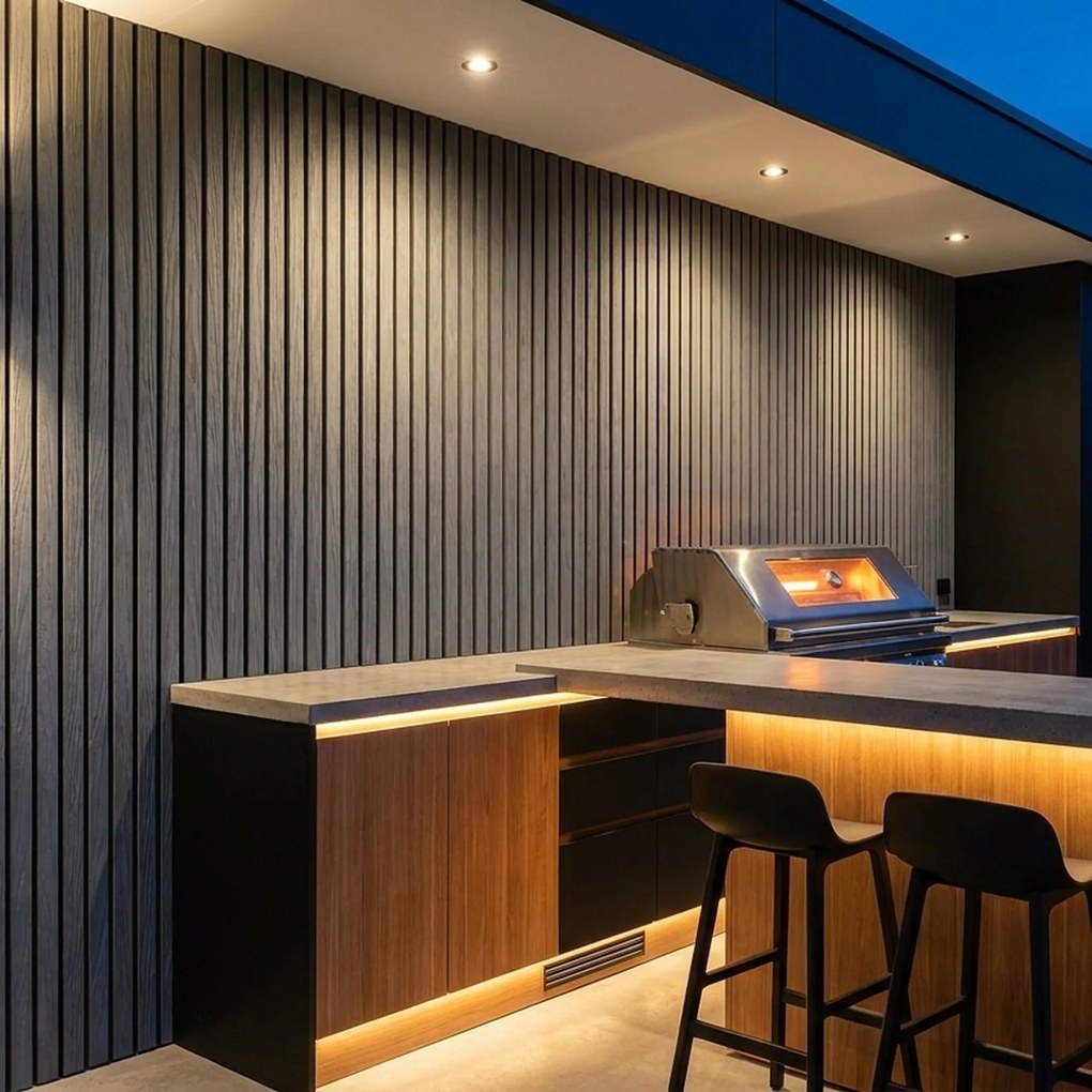 Buitenpanel Grijs 290cm | Gevelbekleding | Aku Woodpanel