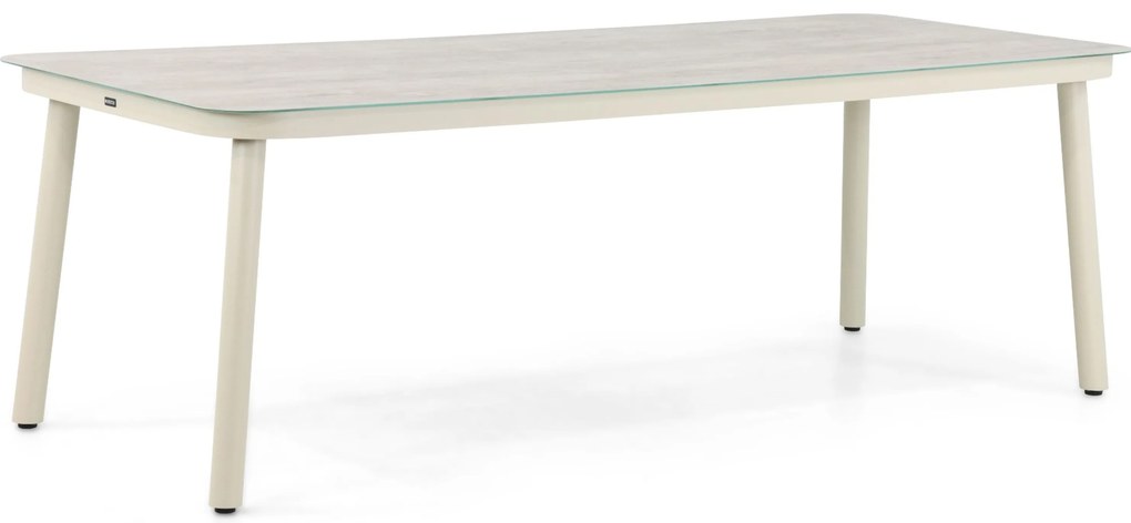 Tuinset 6 personen 220 cm Rope Taupe Domani Furniture Trivento/Tavano