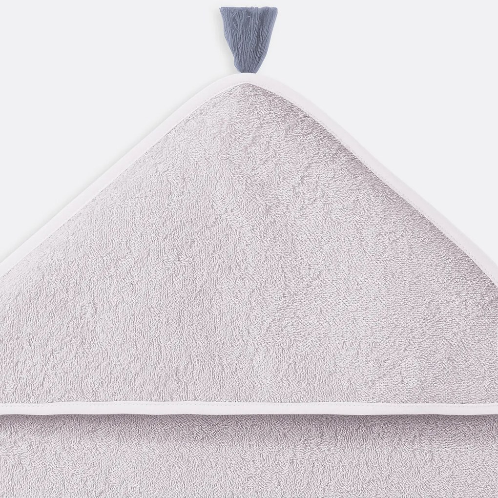 Badcape in bio badstof 400g/m2, Azuris