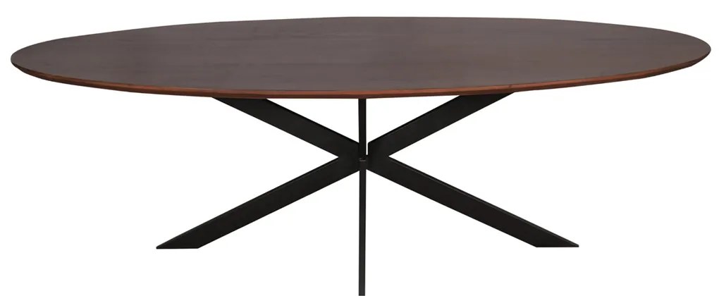Starfurn Ferris Ovale Eettafel Walnoot 240 Cm - 240 X 110cm.