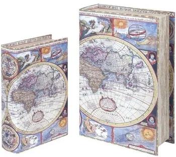 Trunks, opbergdozen Multicolour Signes Grimalt  Wereldboekenboxen Set 2U