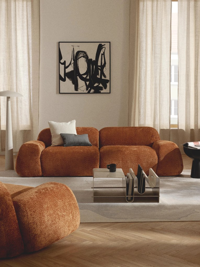 Modulaire bank Wolke (3-zits) van teddy-bouclĂ©