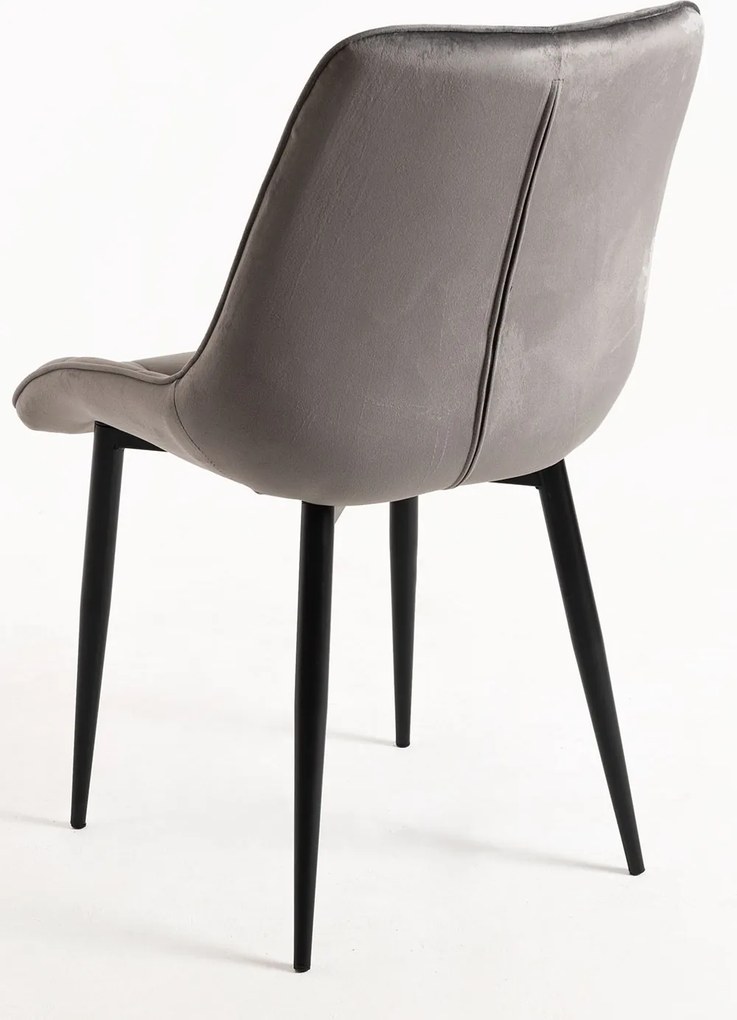 Set 4 Cade Fluwelen Stoelen