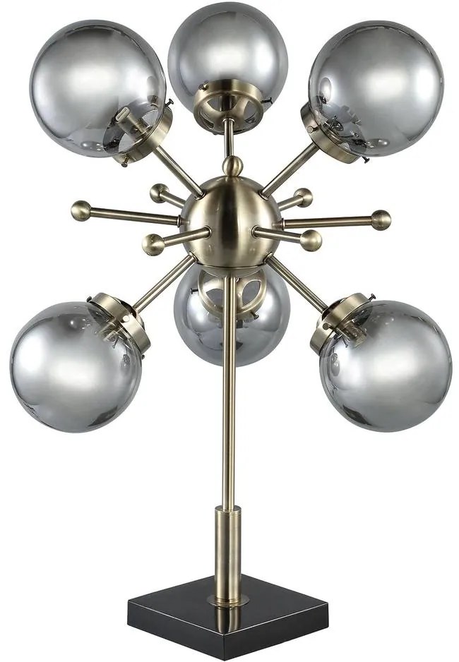 Goossens Tafellamp Amo, Tafellamp met 6 lichtpunten