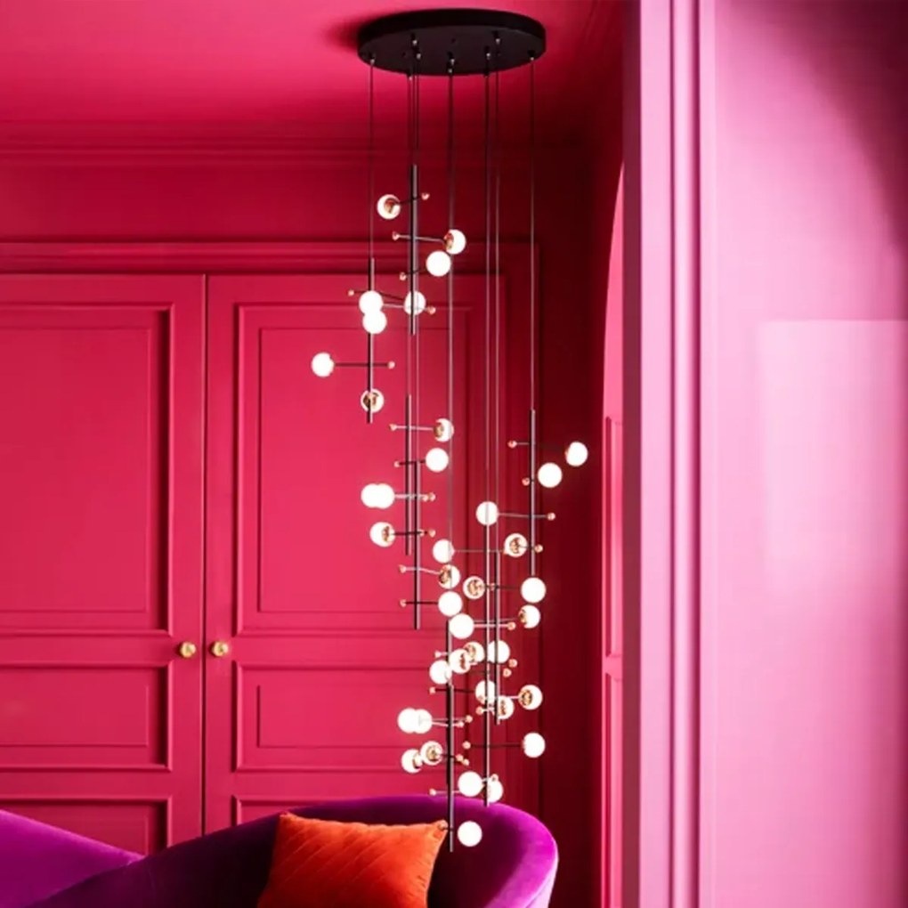 Design Hanglamp Zwart En Messing