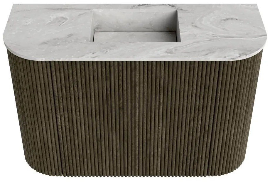 Mondiaz Joya DLux 65cm toiletmeubel ronding links/rechts shadow met wastafel faye midden zonder kraangat glace