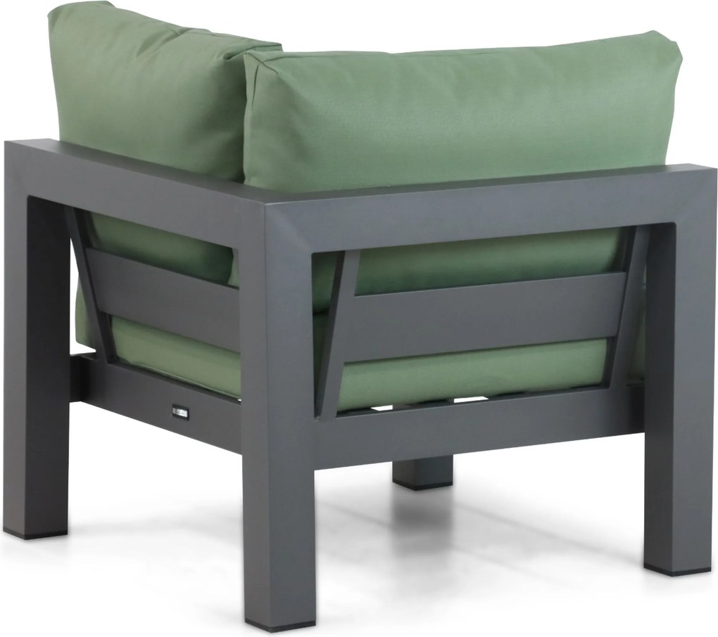 Hoek loungeset 6 personen Aluminium Grijs Lifestyle Garden Furniture Luca