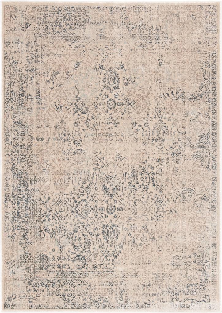 Safavieh | Vintage vloerkleed Daelan 100 x 140 cm lichtblauw, crème vloerkleden viscose, katoen, polyester vloerkleden & woontextiel vloerkleden
