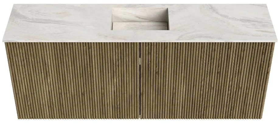 Mondiaz Joya DLux 100cm toiletmeubel dusk met wastafel faye midden 1 kraangat ostra