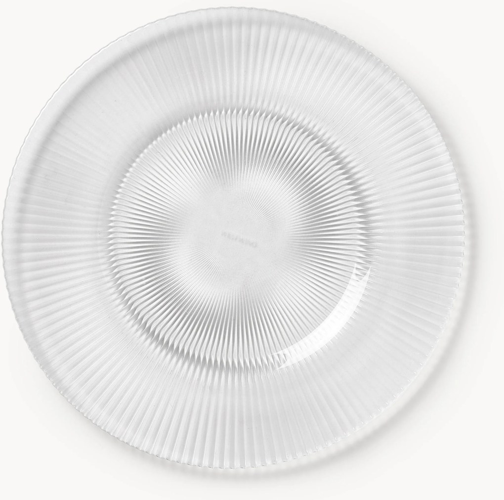 Geribbelde ontbijtborden Effie, 4-delig