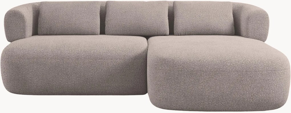 Bouclé hoekbank Jenny (2-zits)