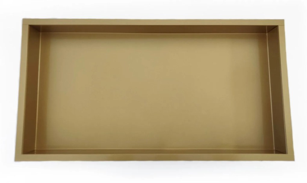 Mueller inbouw nis 30x60x10cm RVS goud