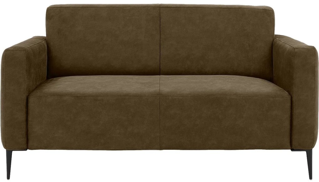 Goossens Key West groen, micro leer, 2-zits, modern design