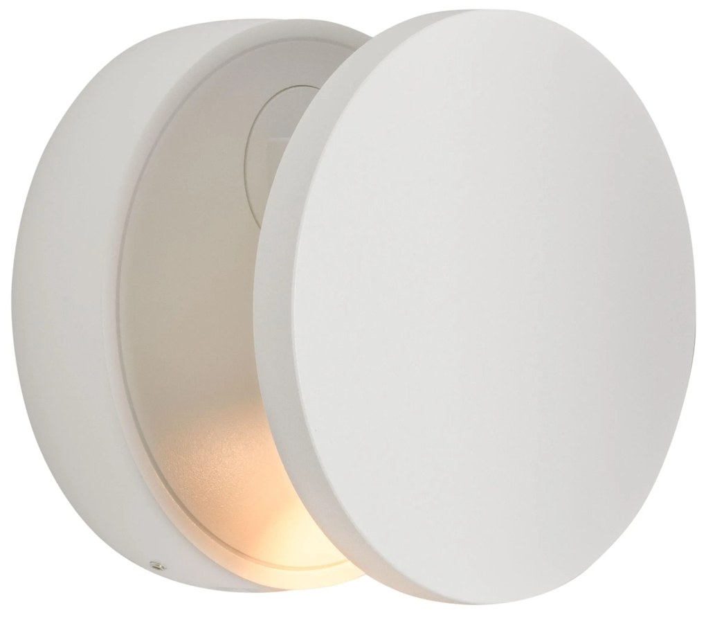Absinthe by dmlights - Wandlamp Fiska Wit Metaal