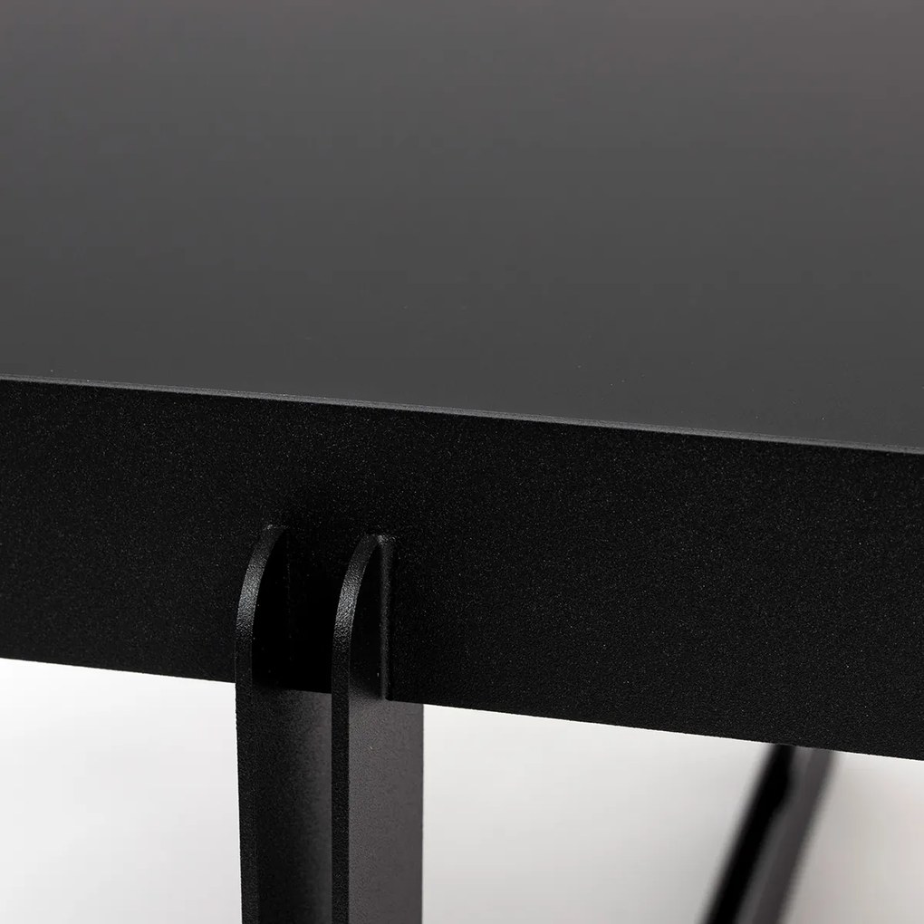 Zuiver Centre Oval Black Ovale Design Salontafel Zwart - 102 X 68cm.