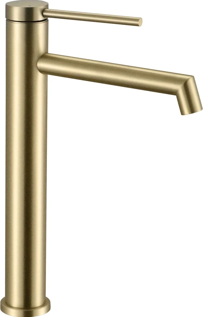 Wastafelkraan Rea Foss Gold Brush High