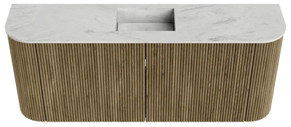 Mondiaz Joya DLux 105cm toiletmeubel ronding links/rechts dusk met wastafel faye midden zonder kraangat opalo