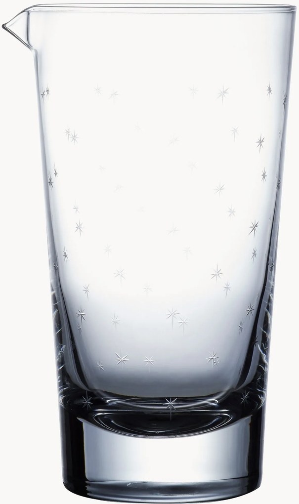 Mondgeblazen kristallen mengglas Stars