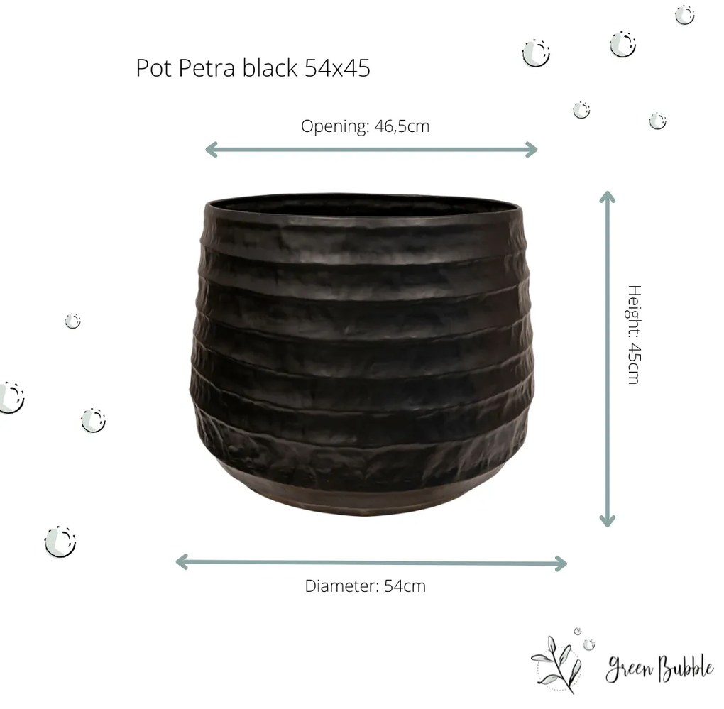 Pot Petra zwart