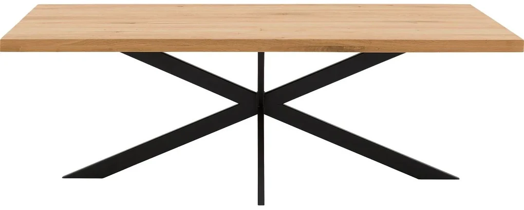 Goossens Eettafel Blade, Strak blad 200 x 100 cm 6 cm dik